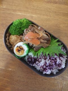JK☆牛ゴボウのすき焼き煮弁当♪-レシピのメイン写真