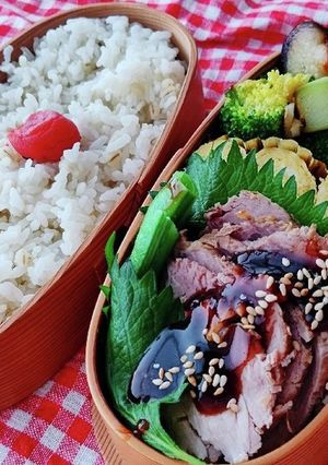 煮豚をお弁当に★汁漏れ防止★コツ★方法-レシピのメイン写真