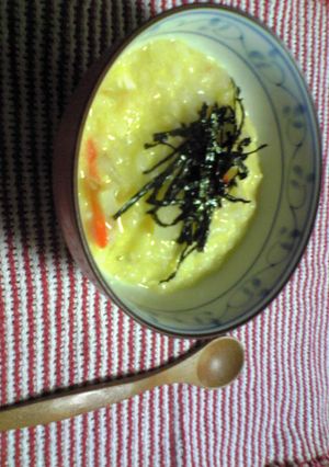 お店の味？の、カニ雑炊♪-レシピのメイン写真