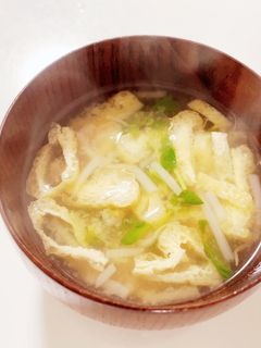 豆苗の味噌汁-レシピのメイン写真