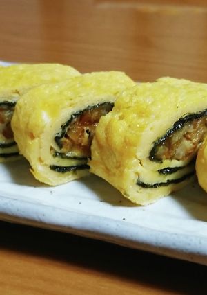海苔と穴子の卵焼き-レシピのメイン写真