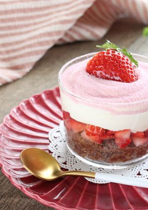 こめココパンケーキで作る苺ティラミス-レシピのメイン写真