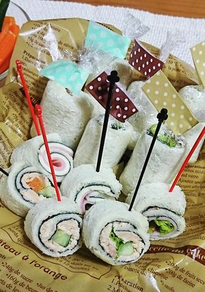 海苔のミニロールサンド-レシピのメイン写真