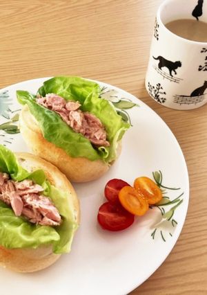 簡単和えるだけツナサンド-レシピのメイン写真