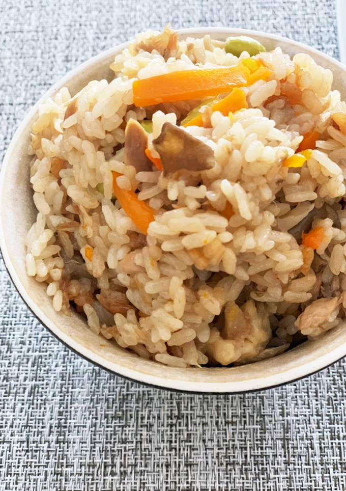 舞茸とツナの炊き込みご飯-レシピのメイン写真