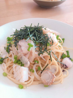 ごろっとシーフードの♪ たらこパスタ-レシピのメイン写真