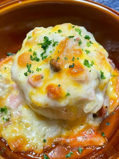 玉ねぎ丸ごとグラタン-レシピのメイン写真