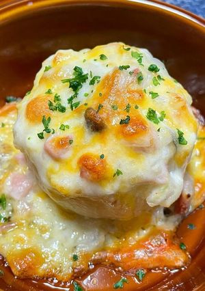 玉ねぎ丸ごとグラタン-レシピのメイン写真