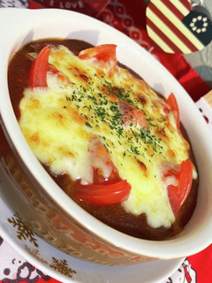 トマトの焼きカレードリア-レシピのメイン写真