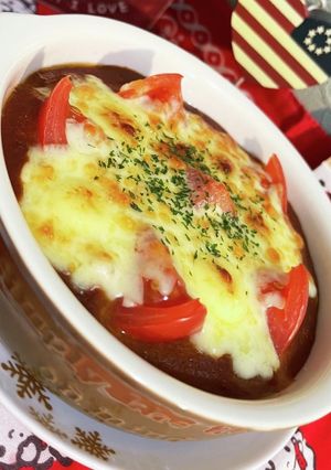 トマトの焼きカレードリア-レシピのメイン写真