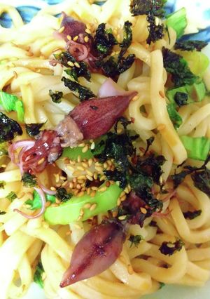 レンチン焼きうどん風-レシピのメイン写真