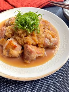鶏もも肉のみぞれ煮-レシピのメイン写真