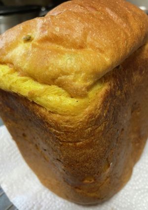 ♡HBで簡単ふわりカボチャ食パン♡-レシピのメイン写真