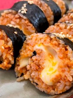 とろけるキンパ♡キムチチーズ海苔巻き-レシピのメイン写真