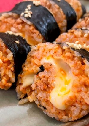 とろけるキンパ♡キムチチーズ海苔巻き-レシピのメイン写真