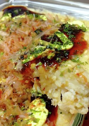 レンジでオートミールとおからのお好み焼き-レシピのメイン写真