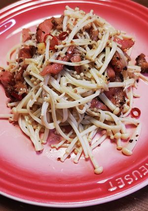 簡単☆糖質オフ えのきペペロンチーノ-レシピのメイン写真