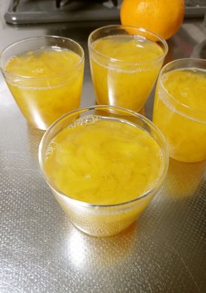 夏ミカンのシロップ煮とゼリー-レシピのメイン写真