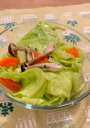 レンチンキャベツサラダ-レシピのメイン写真