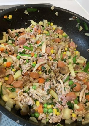 創作ドライカレー-レシピのメイン写真
