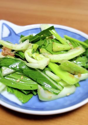 切って和えるだけ！簡単チンゲン菜のナムル-レシピのメイン写真
