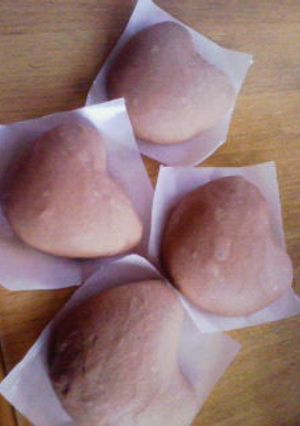 *+ ハートのチョコまん +*-レシピのメイン写真
