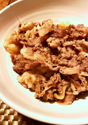 白ワインで軽やか牛丼-レシピのメイン写真
