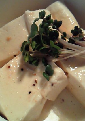 豆腐に塩だれかけるだけ～-レシピのメイン写真