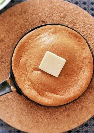 オートミールパンケーキ❁ぐりとぐら風-レシピのメイン写真