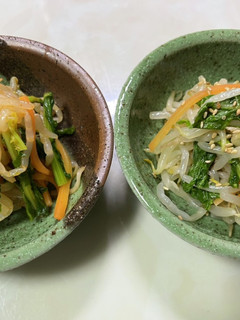 かぶの葉ともやしの☆w☆ナムル!!-レシピのメイン写真