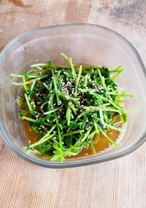 豆苗の簡単ナムル-レシピのメイン写真