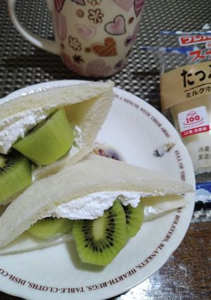 フジパンスナックサンドに具材挟むだけ！-レシピのメイン写真