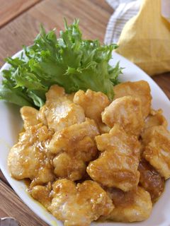 鶏むね肉のカレー照り焼き【冷凍作り置き】-レシピのメイン写真