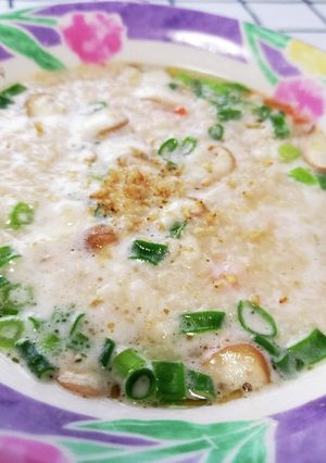 朝ごはんに、手軽にオートミール中華粥-レシピのメイン写真