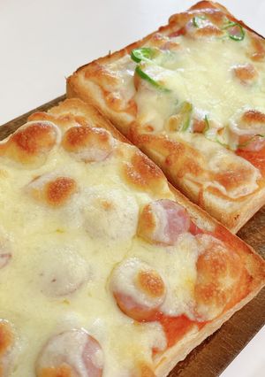 シンプルだけど美味しい♪ピザトースト-レシピのメイン写真