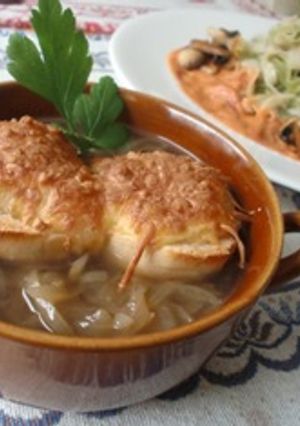 オニオングラタンスープ　～あめ玉で～-レシピのメイン写真