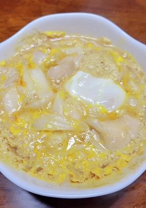 すぐ食べたいって時に!電子レンジで親子丼-レシピのメイン写真