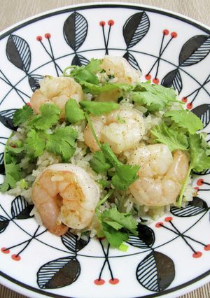 パクチーと海老のガーリック炒飯-レシピのメイン写真