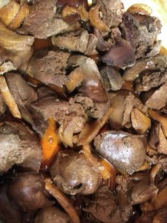 鶏肝の煮込み-レシピのメイン写真