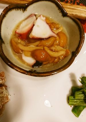 なめこと酢だこワサビ和え-レシピのメイン写真