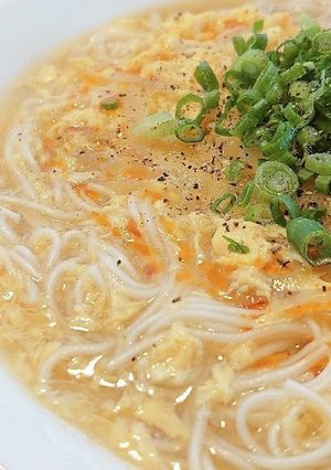 素麺/玉ねぎ/黒酢/酸辣湯麺-レシピのメイン写真