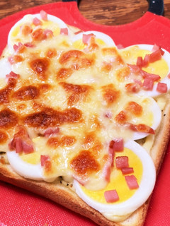 ゆで卵トースト-レシピのメイン写真