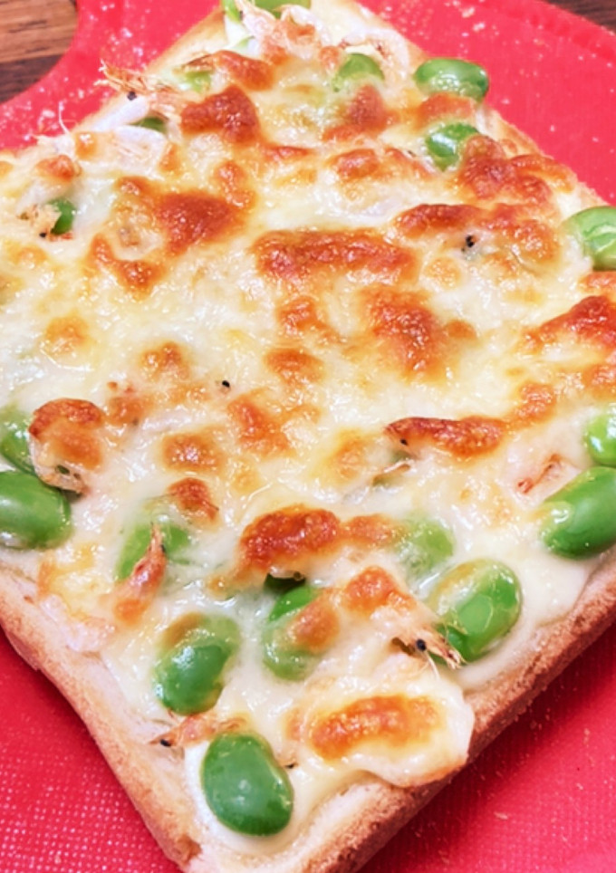 桜エビと枝豆のトースト-レシピのメイン写真