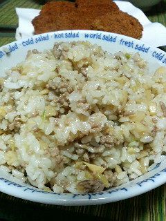 筍とひき肉の混ぜご飯-レシピのメイン写真