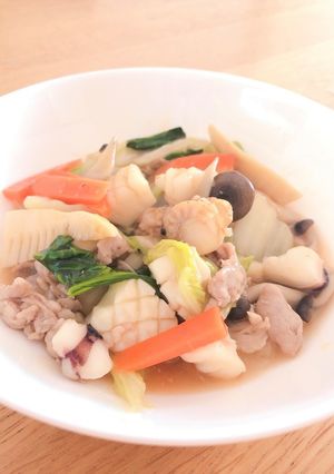 旨みがギュッ☆海鮮五目うま煮-レシピのメイン写真