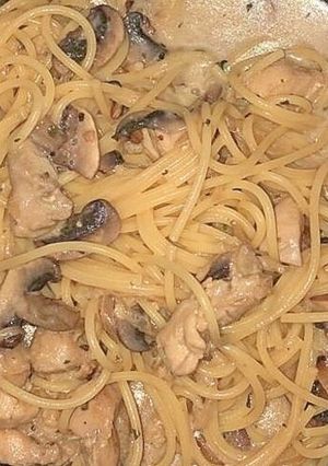 スイス人に教わった　鶏醤油クリームパスタ-レシピのメイン写真