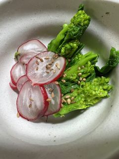 菜の花とラディッシュのおしたし-レシピのメイン写真