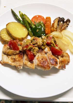 こだわりカリカリ鶏胸肉-レシピのメイン写真