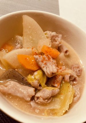 おつまみに、ボイル済みもつを使ったもつ煮-レシピのメイン写真