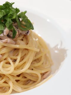 簡単やみつき!イカの塩辛のクリームパスタ-レシピのメイン写真
